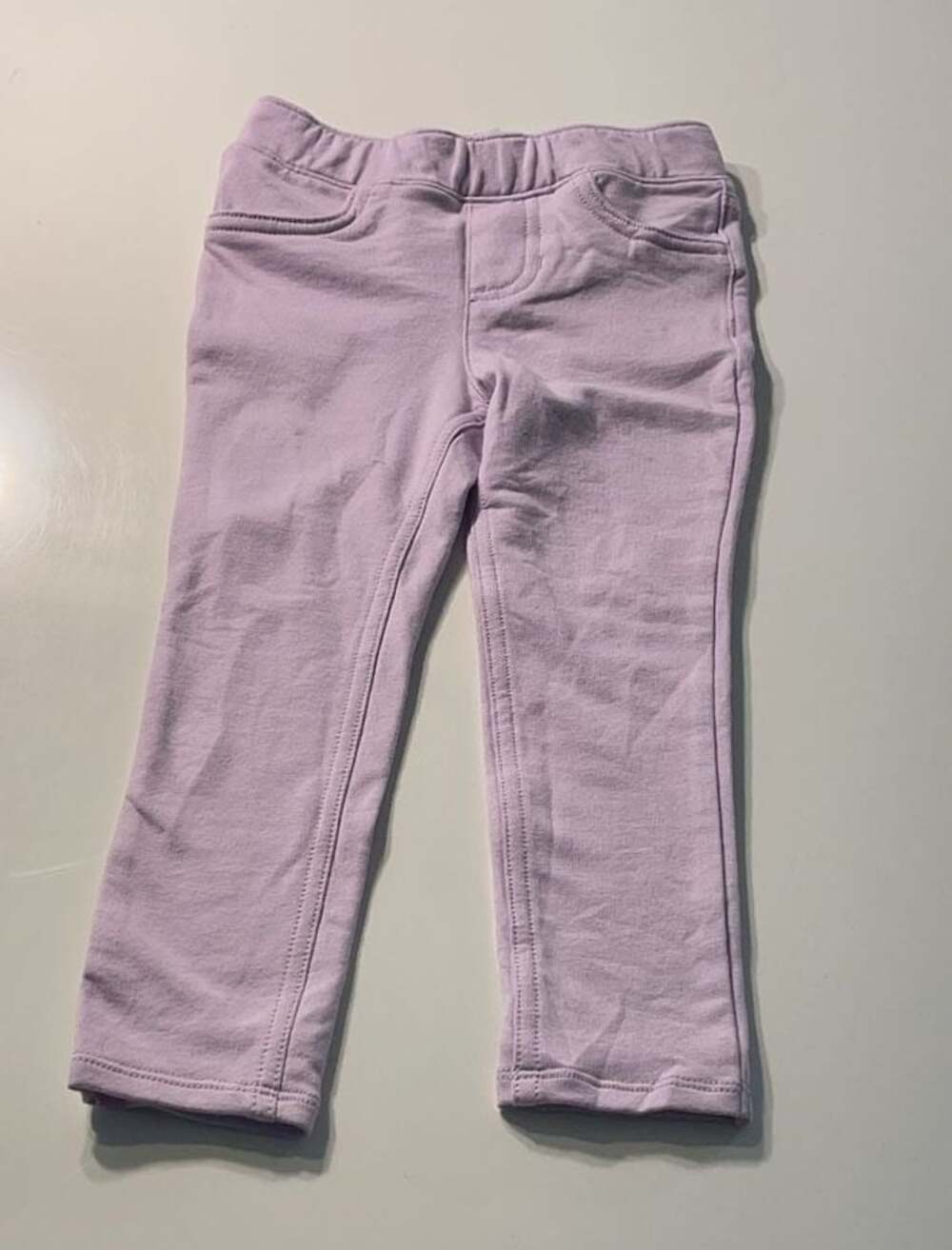 NWT Jumping Beans 3T Toddler Girls Lavender All-Day-Play Jegging Pull On Pants